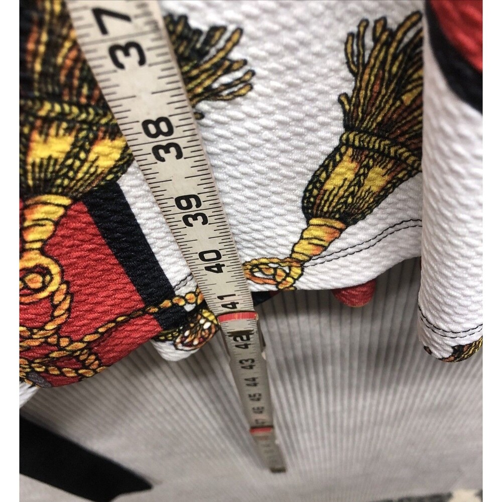 Ashley Stewart Dress Button Up Size 18/20 Belt Rope Medallion Design NWT - Picture 13 of 14
